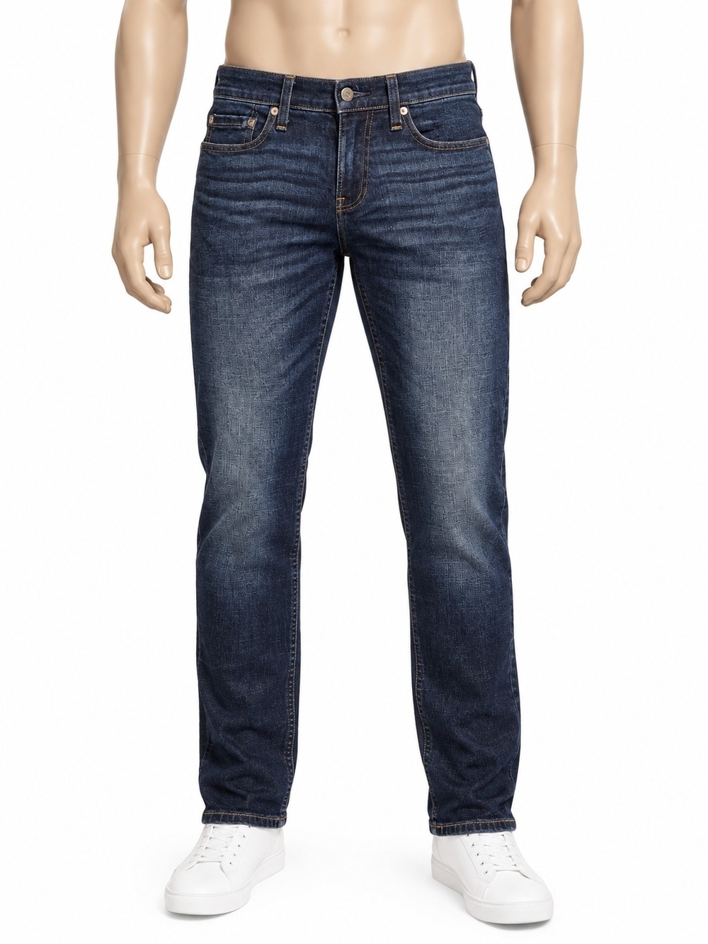 Men's Classic Slim Fit Jeans - Dark Blue